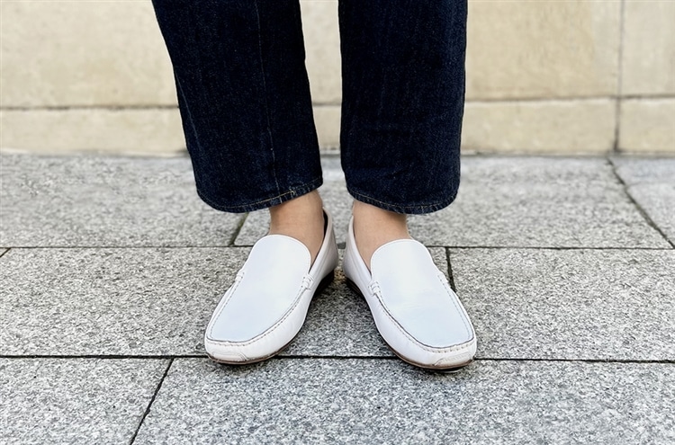 MODELLO DM5514 WHITE ドライビングシューズ　メンズ