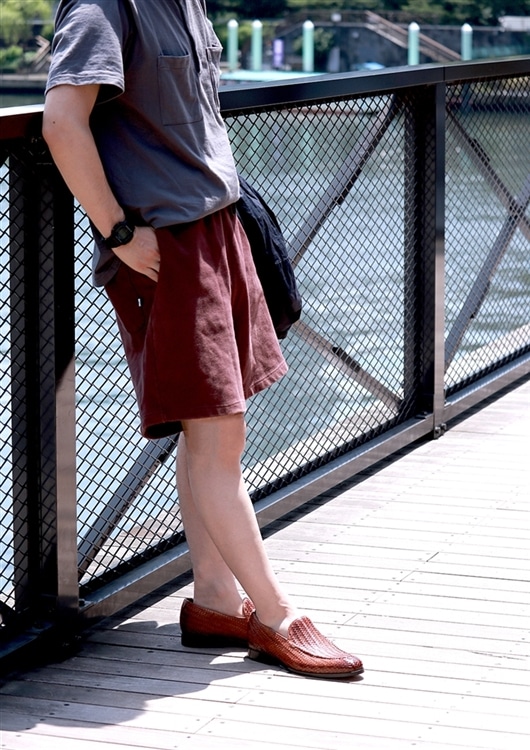 マドラス madras メタインソール meta insole スリッポンドレスカジュアルシューズ M8635MT 着用画像