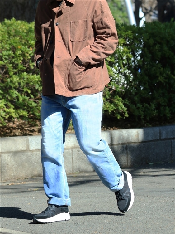 【GORE-TEX】マドラスウォーク madrasWalk　全天候快適なレースアップカジュアルシューズ 着用画像