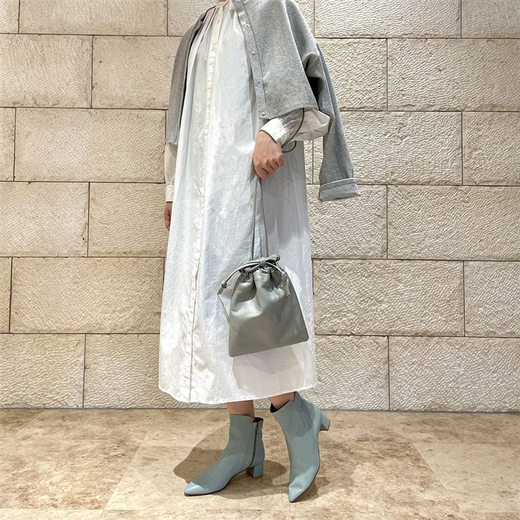 マドラス madras　ソフトコンシャスシリーズ　足首ギャザーのショートブーツ　MAL3104 lbu womens 23.0cm