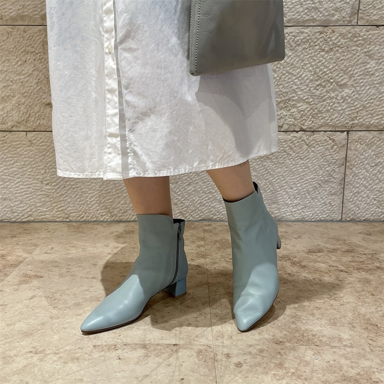 マドラス madras　ソフトコンシャスシリーズ　足首ギャザーのショートブーツ　MAL3104 lbu womens 23.0cm