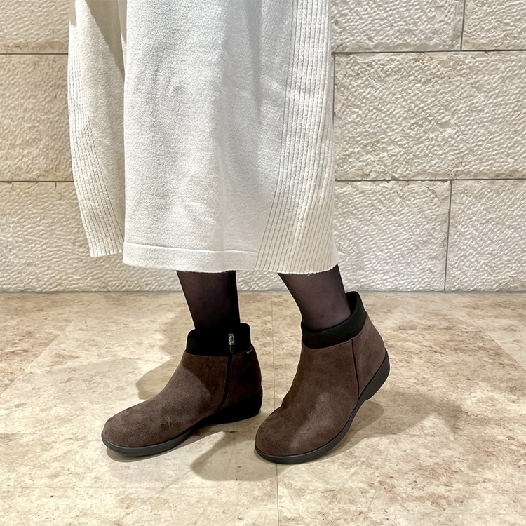 【GORE-TEX】 マドラスウォーク madras Walk ゆったり4Ｅ設計！防水・透湿機能の本格的な機能 ショートブーツ MWL2214 dbrsil 23.0