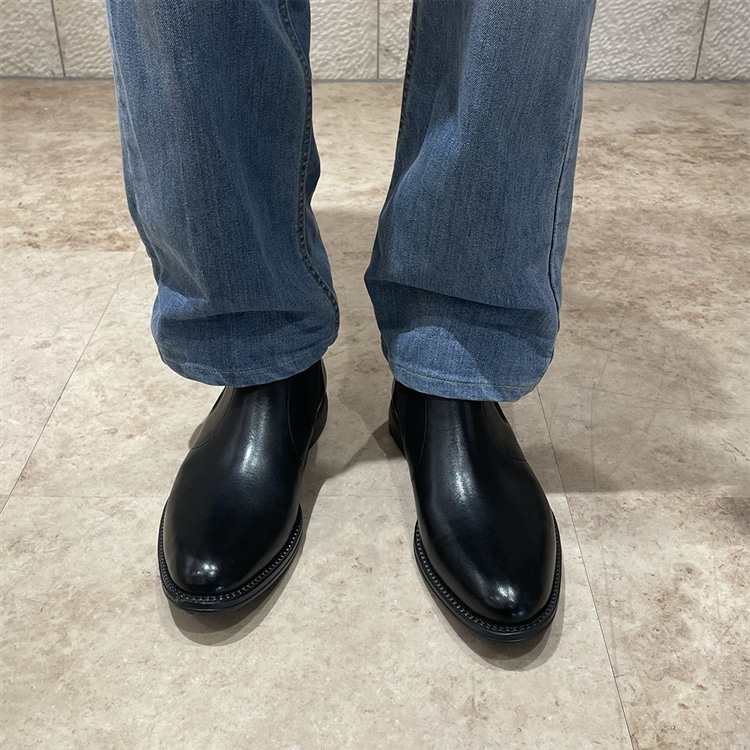 【GORE-TEX】マドラスウォーク madrasWalk　サイドゴアブーツ　MW9705 bla mens 25.0cm