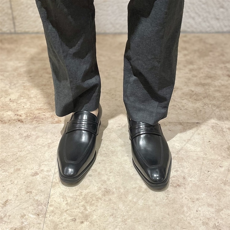 マドラス madras コインローファー M413 black mens 25.0