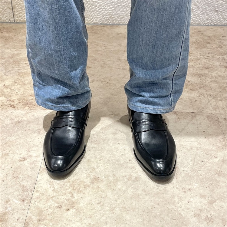 【軽量】マドラス madras コインローファービジネスシューズ M424 black mens 25.0