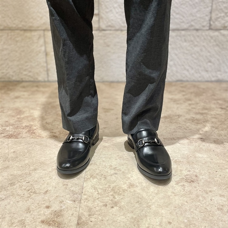 モデロ MODELLO ソフトな履き心地の『ふわビジ』シリーズ ビットスリッポン・ビジネスシューズ DM7404 black mens 25.0