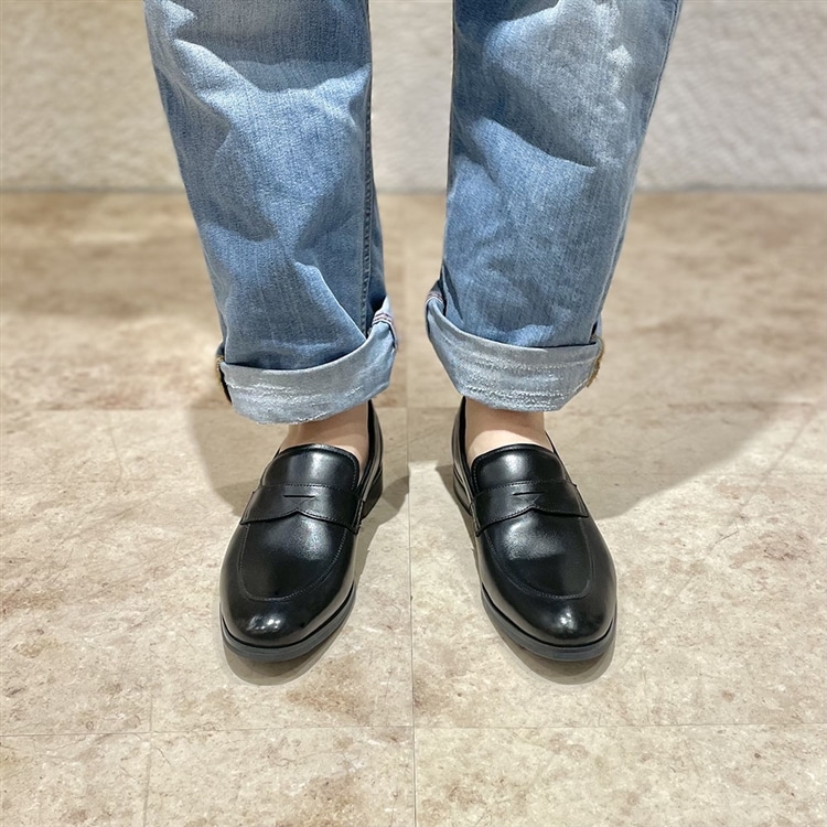 モデロ MODELLO ソフトな履き心地の『ふわビジ』シリーズ スリッポン・ビジネスシューズ DM7403 black mens 25.0