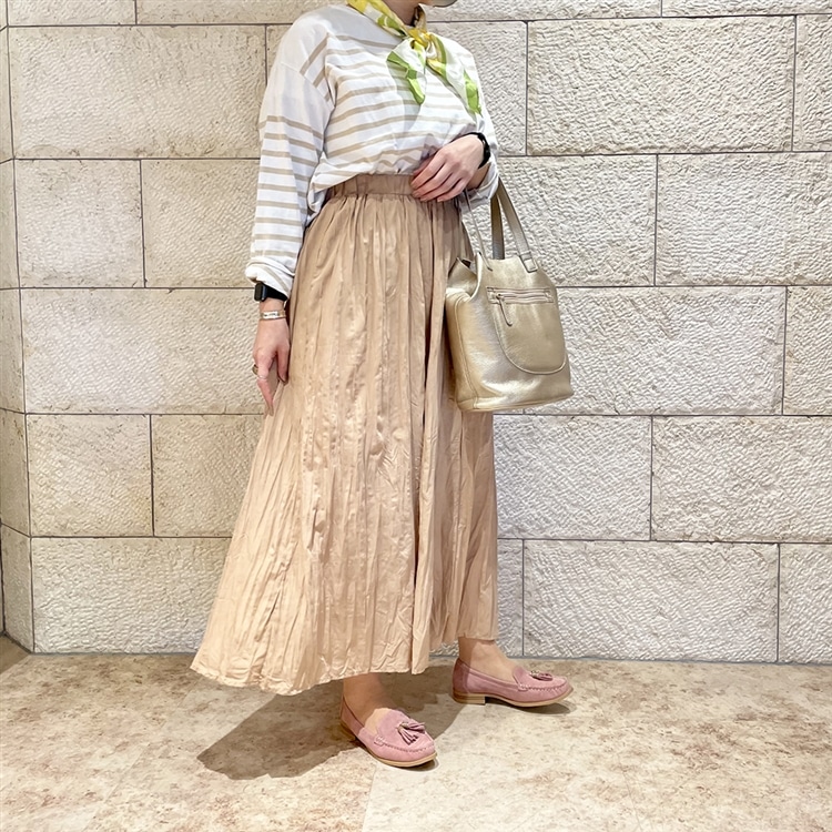 【抗ウイルス・抗菌加工】比類ないしなやかさと快適な履き心地が生まれる 『SOFURA』シリーズ　ボロネーゼ製法で柔らか♪タッセル使いがお洒落なモカシンパンプス　DML4509 pink-s womens 23.0