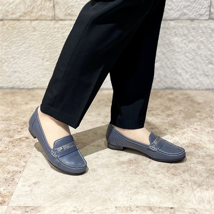 madras マドラス ソフトコンシャスシリーズ きれいめローファー フラットシューズ　MAL5024 womens grey