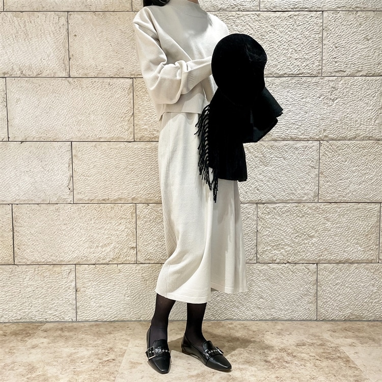 【抗ウイルス・抗菌加工】履くだけでコーディネートがカッコ良く決まる、大きめバックルとハトメがポイントのベルト付きスリッポンシューズ MAL0030 black womens 23.0