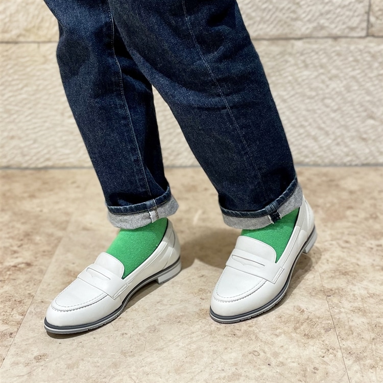 【GORE-TEX】 マドラスウォーク madras Walk 雨の日も安心♪レインローファーシューズ MWL1103 white womens 23.0