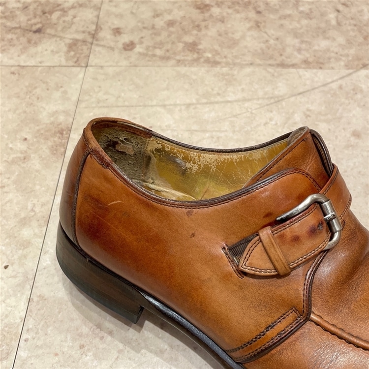 マドラス　madras 革靴の修理　ライニング破れ