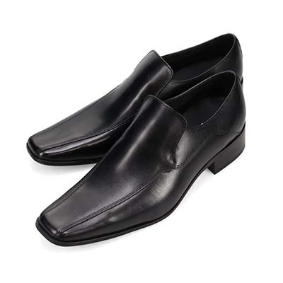 KATHARINE HAMNETT LONDON スワールモカ スリッポンドレスシューズ