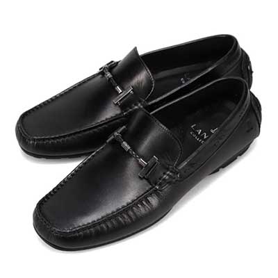 ランバンコレクション LANVIN COLLECTION ビット付き ドライビングシューズ 083482 BLACK 25.0