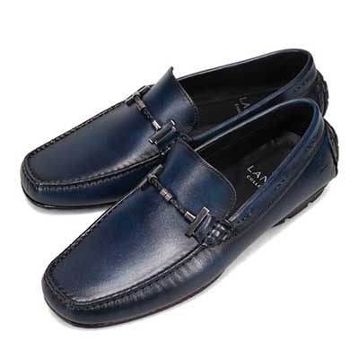 ランバンコレクション LANVIN COLLECTION ビット付き ドライビングシューズ 083482 NAVY 25.0