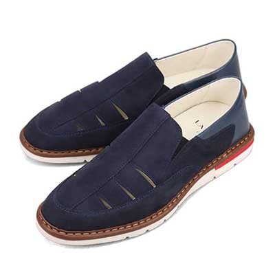 ランバンオンブルー LANVIN en Bleu スリッポンカジュアルシューズ  086534 NAVY 25.0