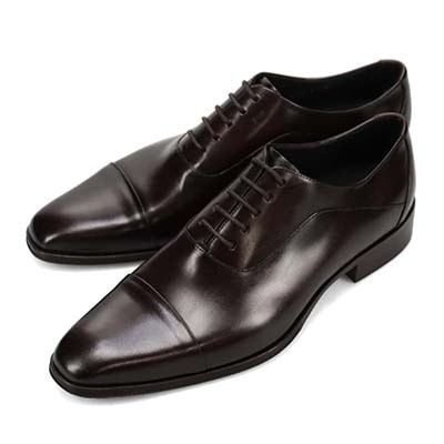新品 ランバンコレクション 外羽根 ストレートチップ ビジネス