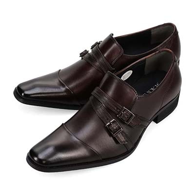 ブラックリスト BLACK LIST ダブルモンクストラップドレスシューズ BC2607 D-BROWN 250