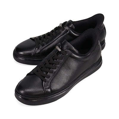 ビークラシック BEE CLASSIC　クイックフィット レザースニーカー　CB6050 BLACK 25.0