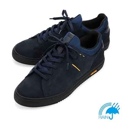 ビークラシック BEE CLASSIC　4cm4時間防水仕様 レザースニーカー　CB6055H NAVY-VELOURS 25.0