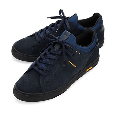 ビークラシック BEE CLASSIC　4cm4時間防水仕様 レザースニーカー　CB6055H NAVY-VELOURS 25.0