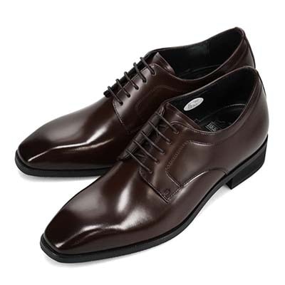 ビークラシック BEE CLASSIC　外羽根プレーントゥビジネスシューズ　CB8602 D-BROWN 25.0