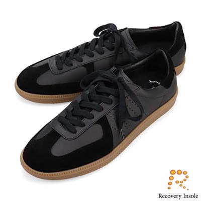 モデロ MODELLO 「リカバリーインソール」搭載で指圧効果により血行を115％促進。カジュアルスニーカー　DM10R BLACK 25.0