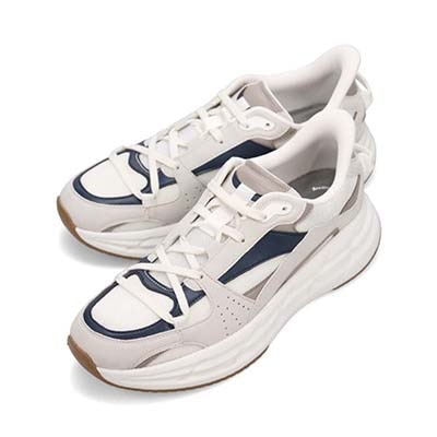 モデロ MODELLO 「リカバリーインソール」搭載で指圧効果により血行を115％促進。Recoveryナイロンメッシュスニーカー　DM2754R NAVY/C 25.0