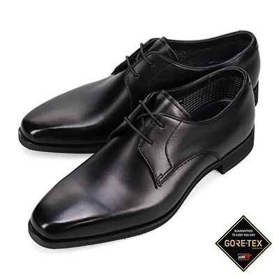 【GORE-TEX】モデロ MODELLO ゴアテックス 外羽根プレーントゥドレスシューズ　DM2802GH BLACK 25.0