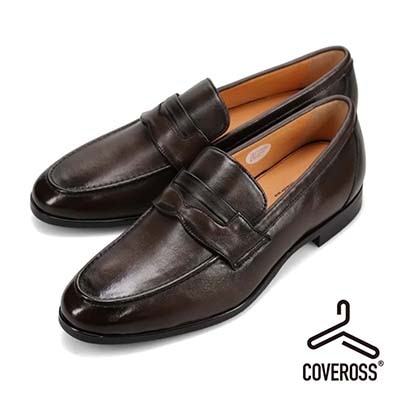 カバロス加工シリーズ　モデロ MODELLO スリッポンシューズ　DM3344 D-BROWN 25.0