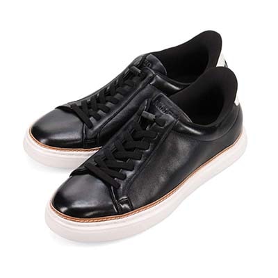 モデロ MODELLO クイックフィット カジュアルレザースニーカー　DM3450 BLACK/WHITE 25.0