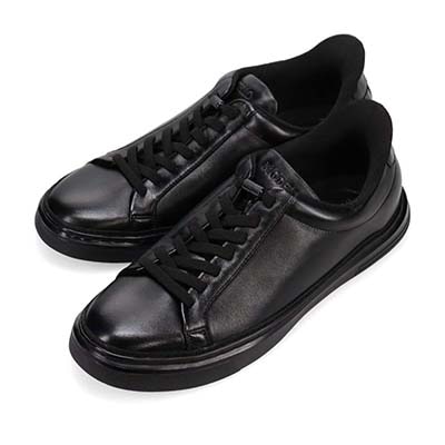 モデロ MODELLO クイックフィット カジュアルレザースニーカー　DM3450 BLACK 25.0