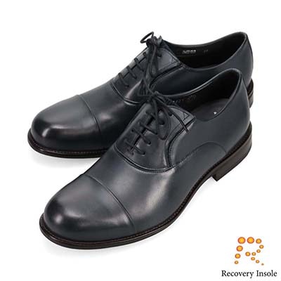 モデロ MODELLO 「リカバリーインソール」搭載で指圧効果により血行を115％促進。内羽根ストレートチップ ドレスシューズ　DM5518XR NAVY 25.0