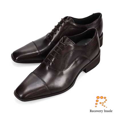 モデロ MODELLO 「リカバリーインソール」搭載で指圧効果により血行を115％促進。内羽根ストレートチップ ドレスシューズ　DM5519XR D-BROWN 25