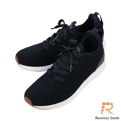 モデロ MODELLO 「リカバリーインソール」搭載で指圧効果により血行を115％促進。 軽快な履き心地を提供する フィット感が抜群なスニーカー　DM6516R NAVY-SILK M(25.0～25.5cm)