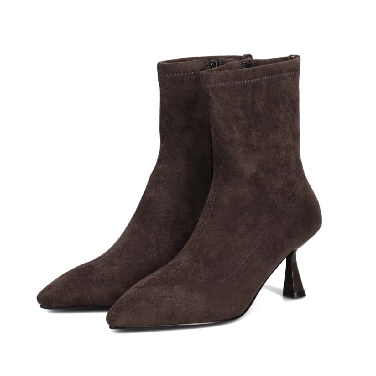 モデロ MODELLO 美脚ストレッチブーツ　DML1935 BLACK-SILKY 23.0