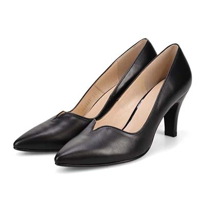 モデロ MODELLO 7.5ｃｍヒール エレガンスパンプス  DML3601 BLACK 23.0