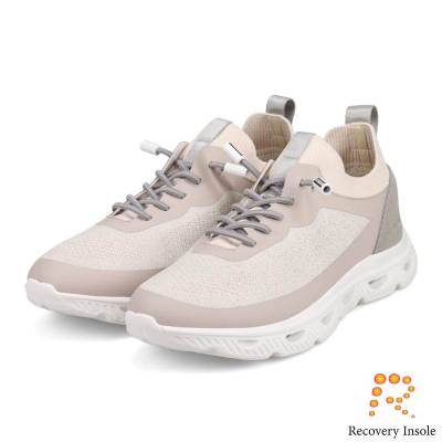 モデロ MODELLO 「リカバリーインソール」搭載で指圧効果により血行を115％促進。Recoveryニットスニーカー　DML4301R L-GRAY 23.0