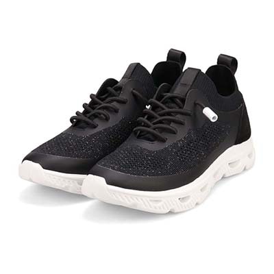 【軽量】モデロ MODELLO 快適な履き心地を追求したスタイリッシュニットテキスタイルスニーカー　DML4301 BLACK 23.0