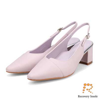 モデロ MODELLO 「リカバリーインソール」搭載で指圧効果により血行を115％促進。Recoveryポインテッドバックベルト　DML5506R LAVENDER 23.0