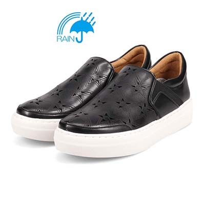 【撥水仕様】モデロ MODELLO スリッポンスニーカー　DML6050 BLACK 23.0