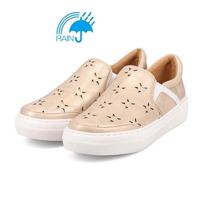 【撥水仕様】モデロ MODELLO スリッポンスニーカー　DML6050 GOLD 23.0