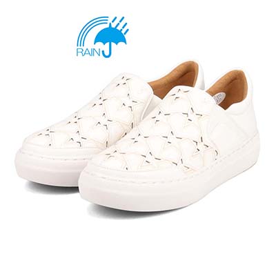 【撥水仕様】モデロ MODELLO スリッポンスニーカー　DML6050 WHITE 23.0