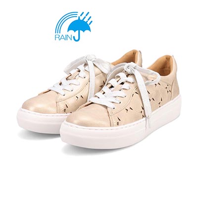 【撥水仕様】モデロ MODELLO ローカットスニーカー　DML6051 GOLD 23.0