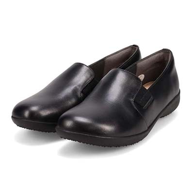 モデロ MODELLO 日本人の足型にフィットする ソフトオブリーク・カジュアルスリッポン DML7102G BLACK 23.0