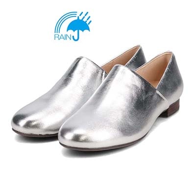 【撥水仕様】モデロ MODELLO ソフトレザースリッポンシューズ　DML8804 SILVER 23.0