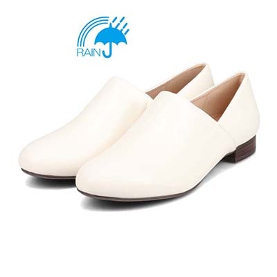 【撥水仕様】モデロ MODELLO ソフトレザースリッポンシューズ　DML8804 WHITE 23.0