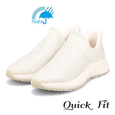 【撥水仕様】モデロ MODELLO ニットスリッポンスニーカー　DML8806 IVORY 23.0