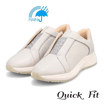 【撥水仕様】モデロ MODELLO スリッポンスニーカー　DML8807 WHITE 23.0