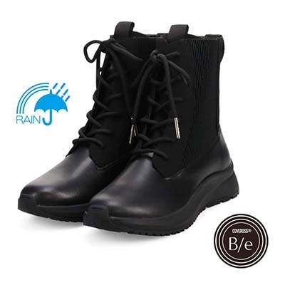 【撥水仕様】モデロ MODELLO 5.0cm カジュアルレースアップ  サイドゴア仕様ショートブーツ  DML8818 GRAY 23.0